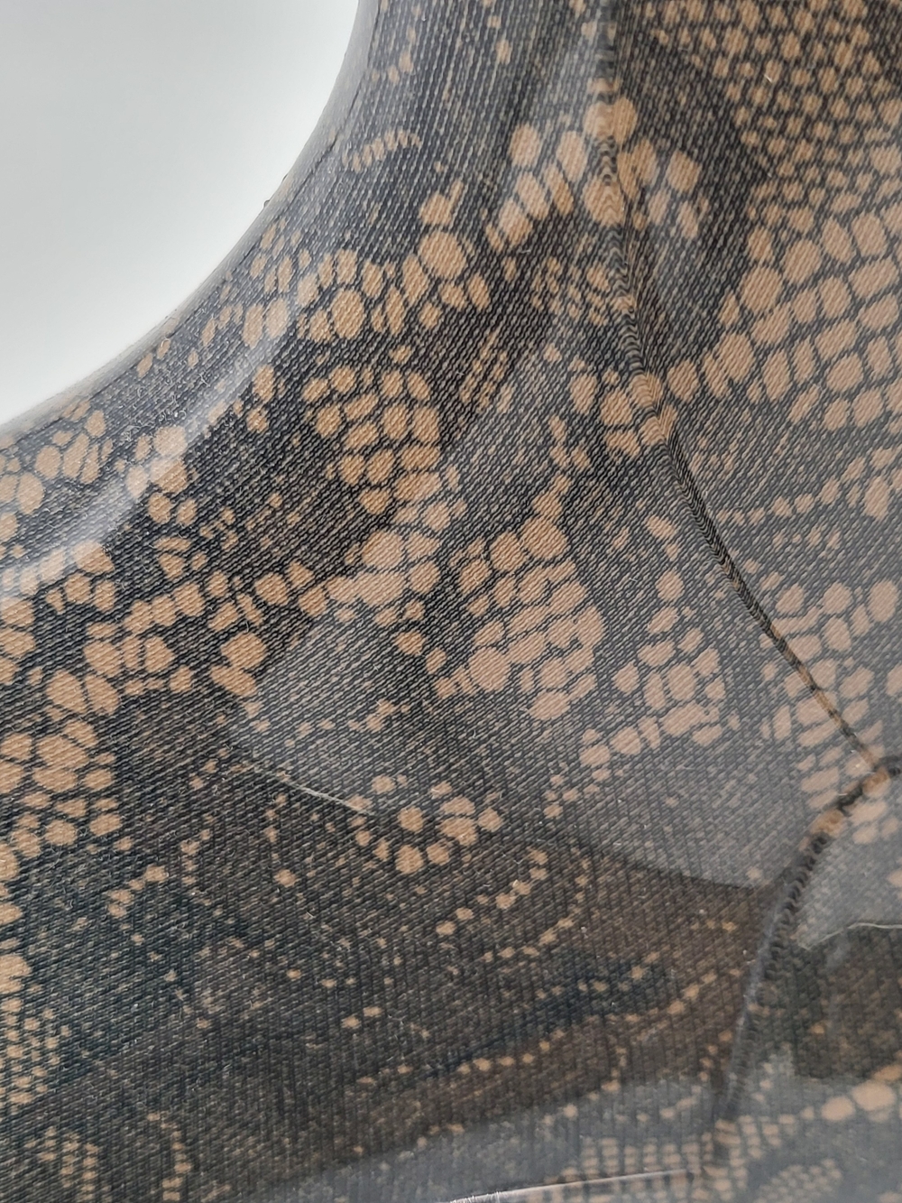 Valentino Garavani Women's Black Lace-Print Rain Boots..size 37 - Picture 13 of 14